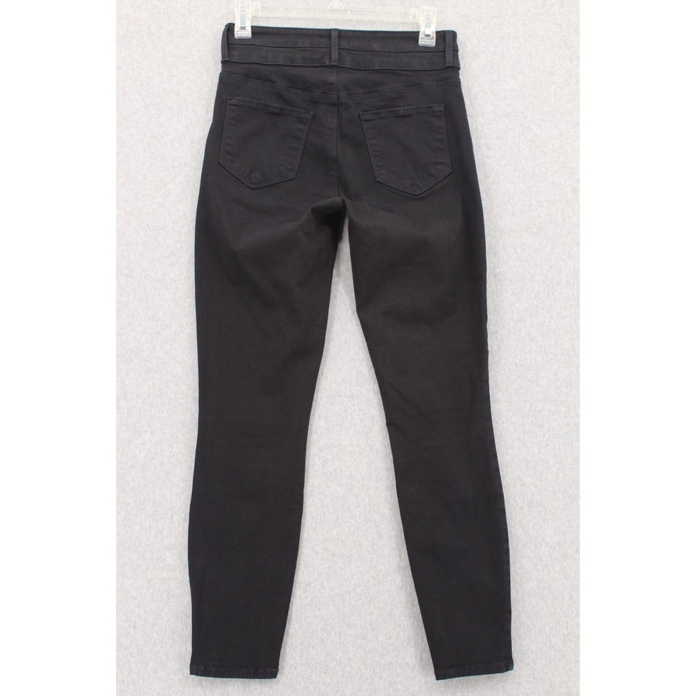 L'Agence Peyton High Rise Skinny Jeans womens 26 Black Ankle Stretch - Picture 6 of 12